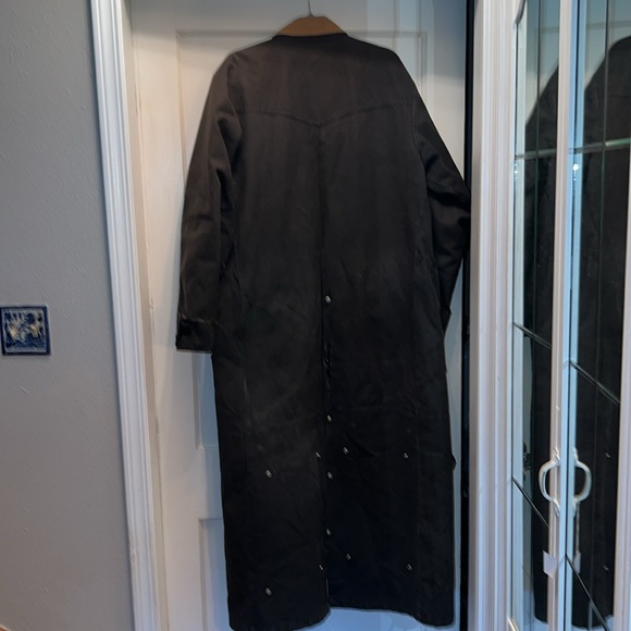 J. Peterman Company outback duster horse riding tin cloth coat - Picture 9 of 11